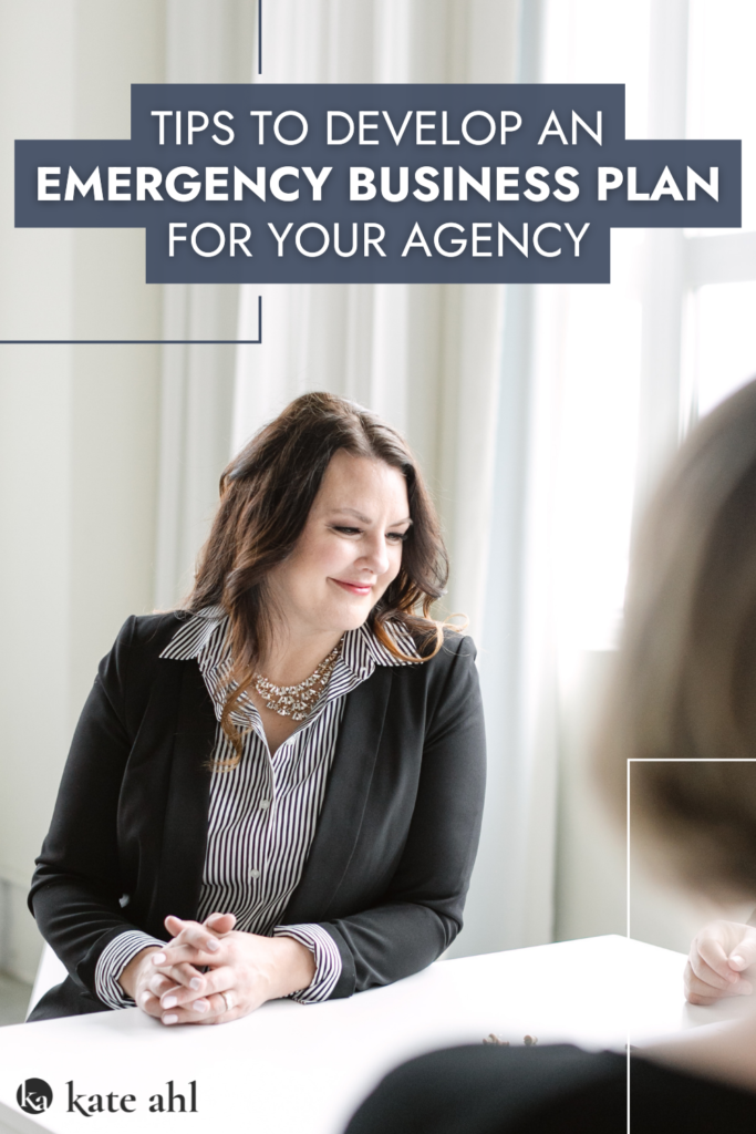Tips to Develop an Emergency Business Plan for your Agency